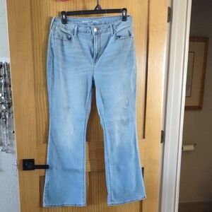 Old Navy 14  Light Blue Flare Jeans